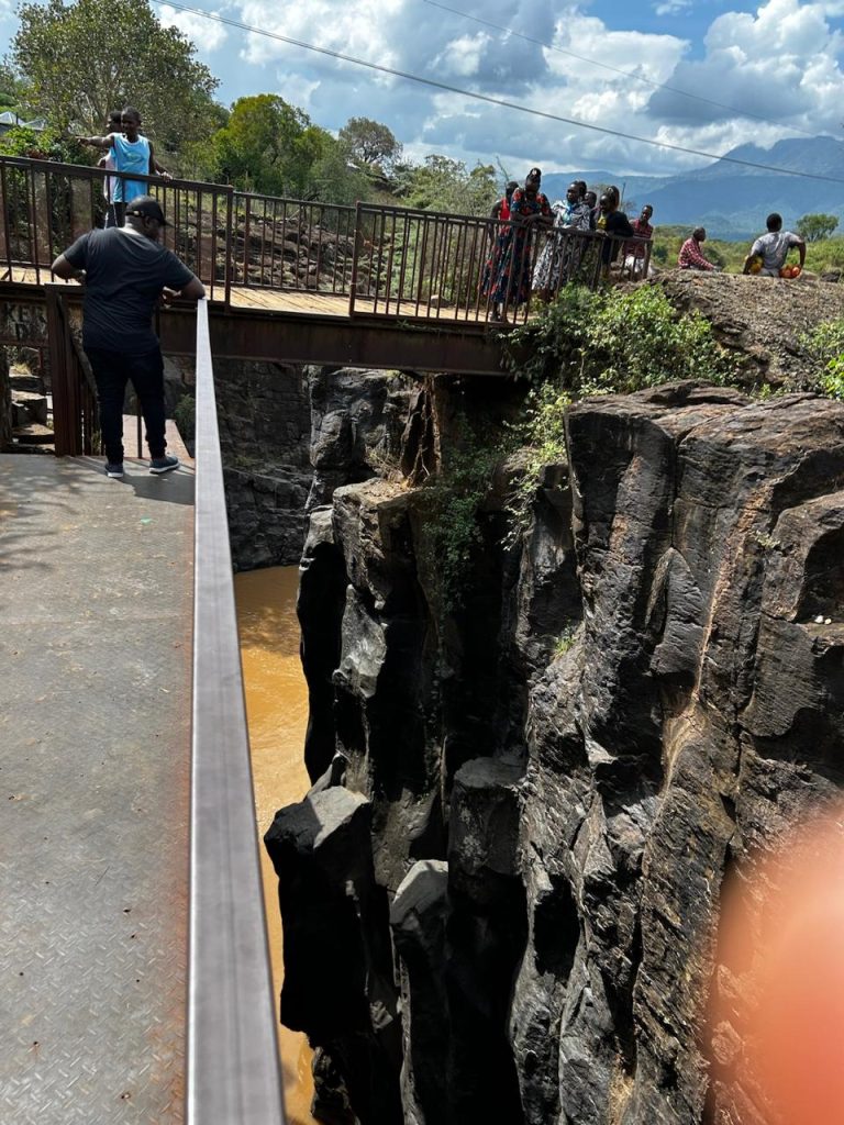 View of Cheploch Gorge on the way to Rimoi National Reserve.